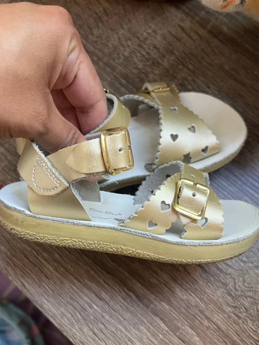 Sun San Sweatheart Sandels 7c - Picture 2 of 5